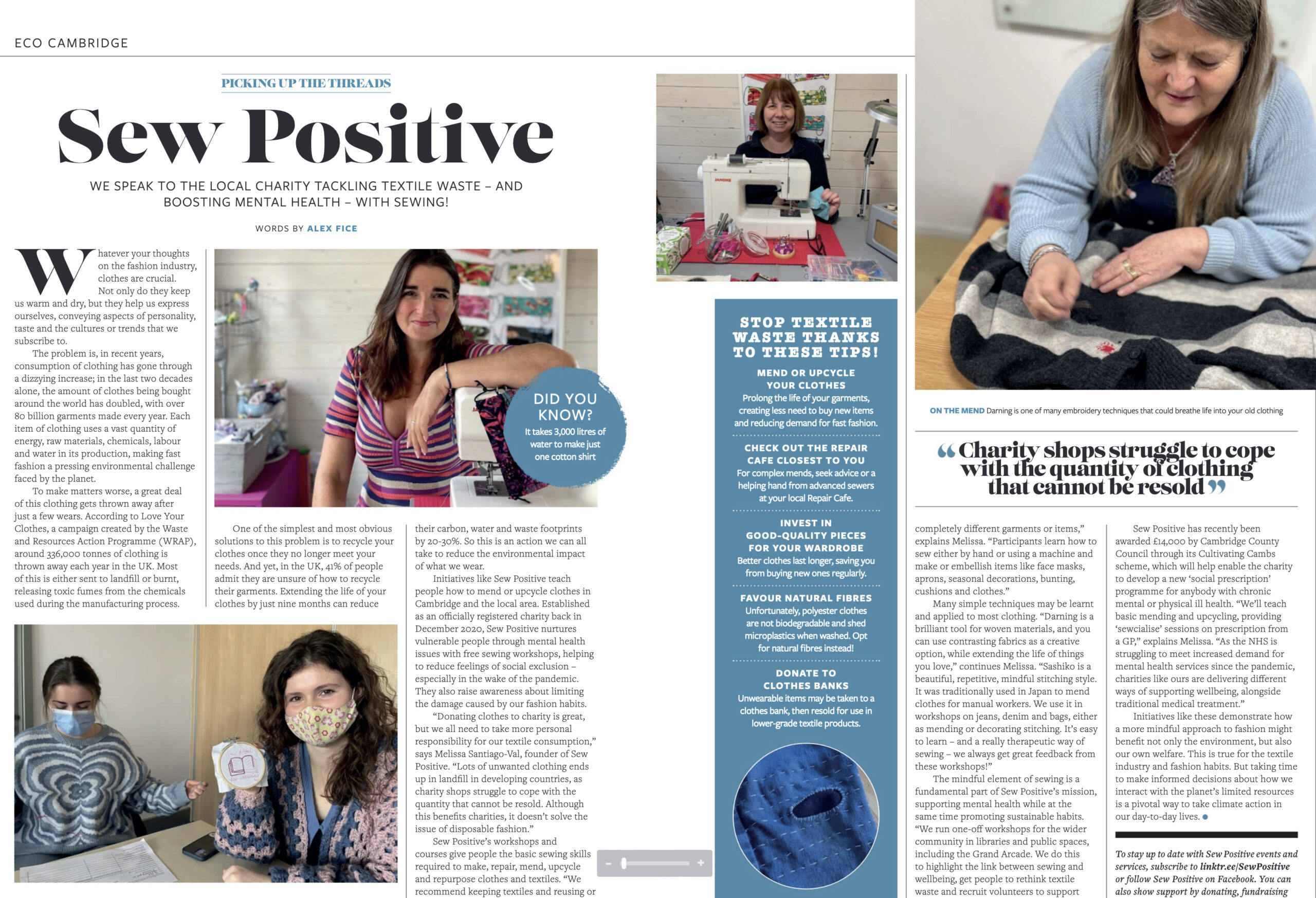 Tackling Textile Waste Cambridge Edition Sew Positive