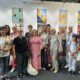 An exhibition by the Ukrainian Quilter’s Association titled ‘War. Peace. Future.’ was the highlight of a one-day coach trip for Sew Positive Ukrainian participants