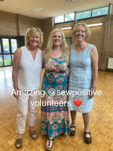 Amazing Sew Positive volunteers