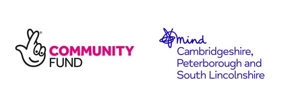 National Lottery Community Fund logo and CPSL Mind logo